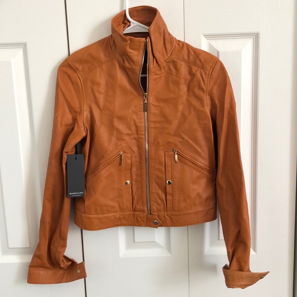 guess marciano leather jacket